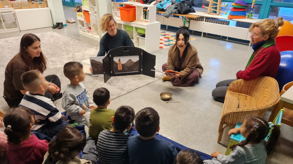 Lesung f&uuml;r Kita-Kids im Familienzentrum High-Deck 